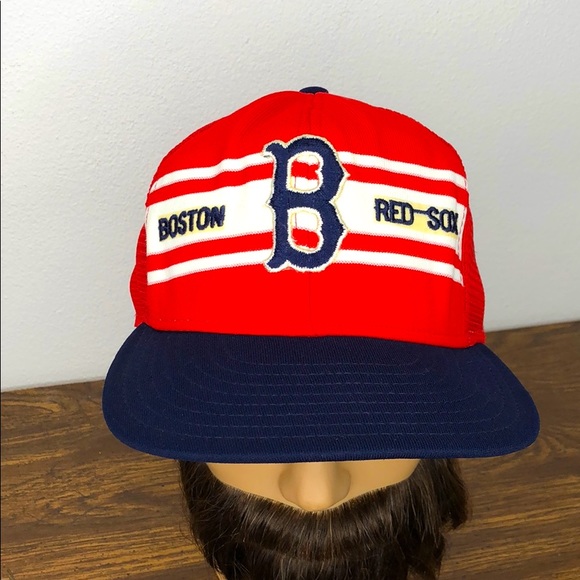 Boston Red Sox Other - VTG Superstripes Boston Red Sox SnapBack